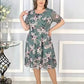 🌸 Rochie elegantă cu imprimeu floral 👗