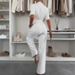 ✨✨✨【S-XL】😍Salopeta cu nasturi pentru femei, cu cravată în talie💖🌷