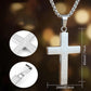 ✝️ Colier unisex cu pandantiv cruce din oțel inoxidabil