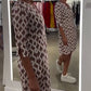 👗 Rochie casual pentru femei, A-line, cu imprimeu și decolteu în V