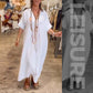 🌿 Rochie casual lejeră unicoloră cu despicături pentru femei