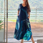 🌺【S-4XL】Rochie lungă imprimată, lejeră și elegantă