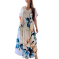 🌺【S-4XL】Rochie lungă imprimată, lejeră și elegantă