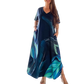 🌺【S-4XL】Rochie lungă imprimată, lejeră și elegantă