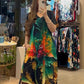 🌺【S-4XL】Rochie lungă imprimată, lejeră și elegantă