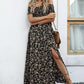🎉💝🌸Rochie elegantă cu flori fără umeri pentru femei😍🔥💞
