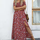 🎉💝🌸Rochie elegantă cu flori fără umeri pentru femei😍🔥💞