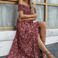 🎉💝🌸Rochie elegantă cu flori fără umeri pentru femei😍🔥💞
