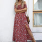 🎉💝🌸Rochie elegantă cu flori fără umeri pentru femei😍🔥💞