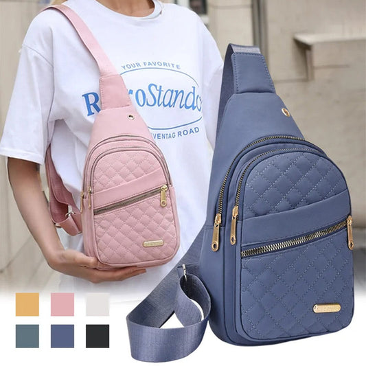 🏆️Anti-theft broderie culoare uni crossbody sac pentru călătorii de zi cu zi