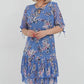 👗 Rochie elegantă plisată cu mânecă scurtă și lungă