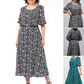 👗 Rochie cu Imprimat Floral & Centură Inclusă 🌸 | Silueta Reglabilă