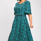 👗 Rochie cu Imprimat Floral & Centură Inclusă 🌸 | Silueta Reglabilă