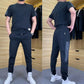 👕 Set 2 Piese Bărbați Sportiv 💪 | Material Elastic 4D | Uscare Rapidă