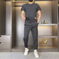 👕 Set 2 Piese Bărbați Sportiv 💪 | Material Elastic 4D | Uscare Rapidă