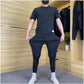 👕 Set 2 Piese Bărbați Sportiv 💪 | Material Elastic 4D | Uscare Rapidă