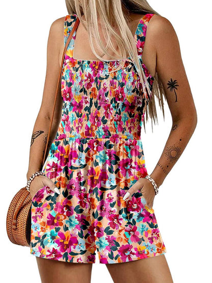 👗 Salopetă de vară femei - Decolteu pătrat & Fără mâneci 🌞