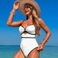 🩱 Costum de Baie 1 Bucată - Imprimat Colorat & Decupaje 🌈 | Suport Bust Integrat
