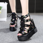 👡 Sandale Femei Elegante cu Decupaje ✨ | Toc Stabil | Piele Ecologică