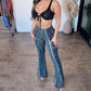 👖 Pantaloni Femei cu Imprimat Senzual 🌹 | Talie Înaltă | Siluetă Sculptată