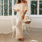 👗 Rochie Femei Tricotată cu Umării Descoperiți 🌟