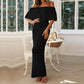 👗 Rochie Femei Tricotată cu Umării Descoperiți 🌟