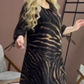 👗 Rochie Casual Femei cu Imprimat la Modă 🌸 | Tăietură Lejeră & Respirabilă