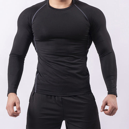 👕 Top Bărbați Fitness cu Mâneci Lungi 🏃‍♂️ | Tăietură Tight Fit