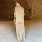 ✨ Set 2 Piese Femei Elegant & Strălucitor 👗 | Top + Fustă | Material Lucios