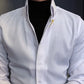 👔 Cămașă Bărbați cu Dungi Subțiri 🌊 | Stil Slim Fit | Bumbac Premium