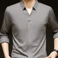 👕 Cămașă bărbătească confortabilă cu mânecă lungă, culoare simplă