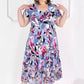 🌸【S-4XL】Rochii elegante cu mânecă scurtă și gât în V pentru femei