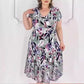 🌸【S-4XL】Rochii elegante cu mânecă scurtă și gât în V pentru femei