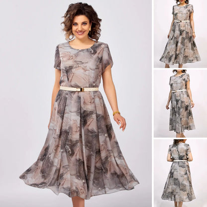 💃 Rochie chic cu croială asimetrică și decolteu rotund