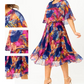 👗 Rochie Feminină Elegantă cu Imprimat Floral 🌸 | Tăietură A-line | Bumbac Premium