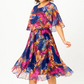 👗 Rochie Feminină Elegantă cu Imprimat Floral 🌸 | Tăietură A-line | Bumbac Premium
