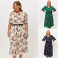 👗 Fustă Plisată Feminină cu Imprimat Floral 🌸 | Talie Înaltă | Bumbac Premium
