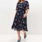 👗 Fustă Plisată Feminină cu Imprimat Floral 🌸 | Talie Înaltă | Bumbac Premium