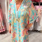 🌺Rochie confortabilă, largă, cu imprimeu, pentru femei👗