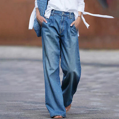 👖 Blugi casual pentru femei cu efect de spălare