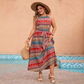 Boho Halter Neck Sleeveless Dress