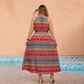Boho Halter Neck Sleeveless Dress