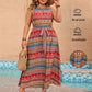 Boho Halter Neck Sleeveless Dress