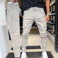Pantaloni casual slim fit din material elastic pentru bărbați