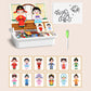 👼Set de puzzle magnetic pentru copii (include tablă de joc și tablă de desen)🎨