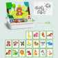 👼Set de puzzle magnetic pentru copii (include tablă de joc și tablă de desen)🎨