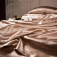 Set de 25 lenjerie de pat din mătase pură de dud de lux Momme (1x husă de pilota + 1x cearșaf de pat + 2x fețe de pernă)
