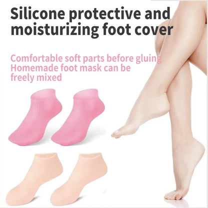 Șosete de hidratare cu mască exfoliantă din silicon pentru picioare